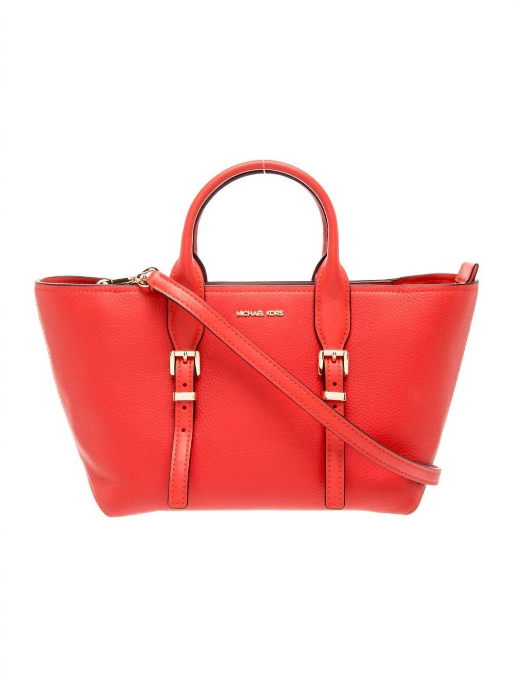 NEW MICHAEL KORS women's moore satchel in burnt sienna